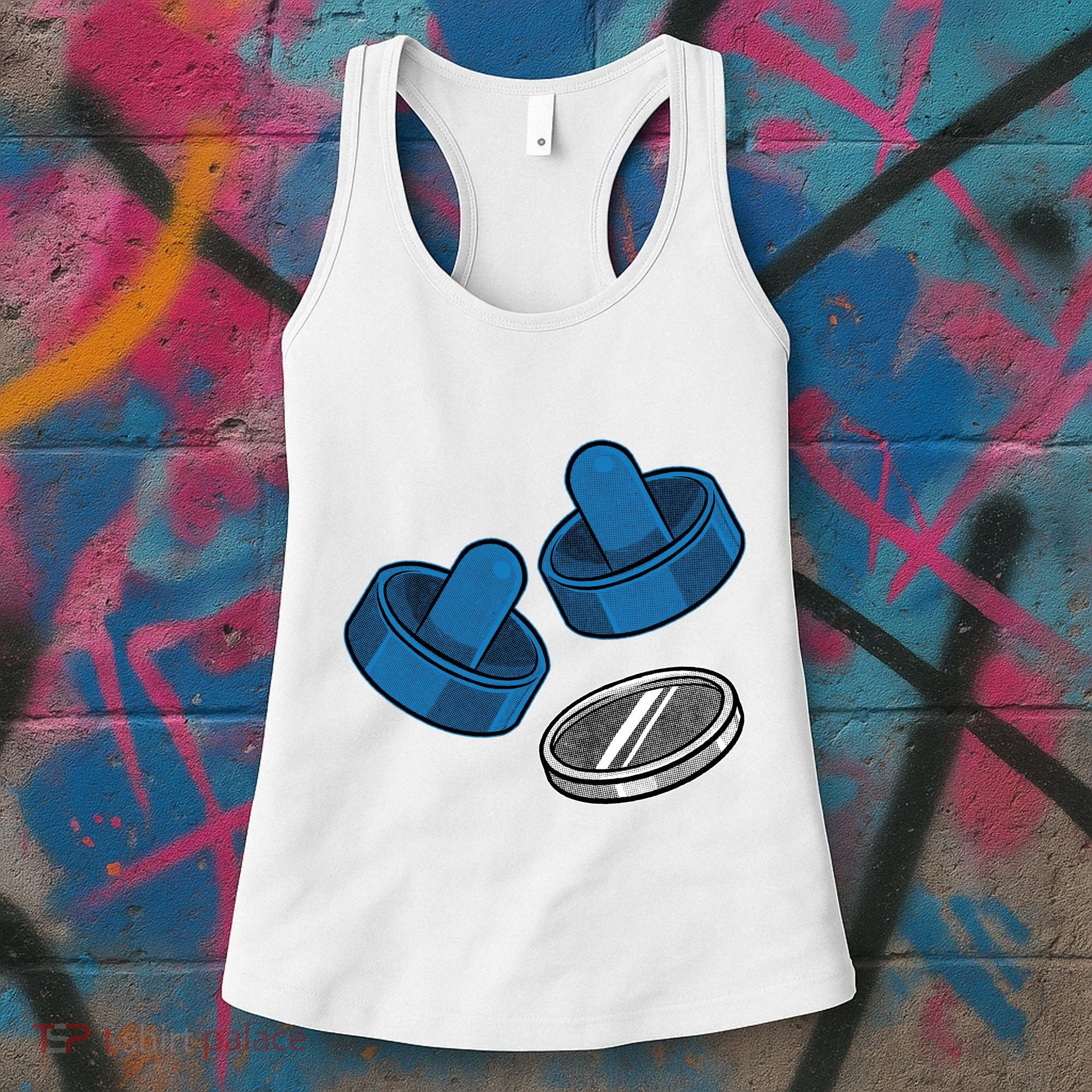 Air Hockey Game Pieces Women's Tank Top