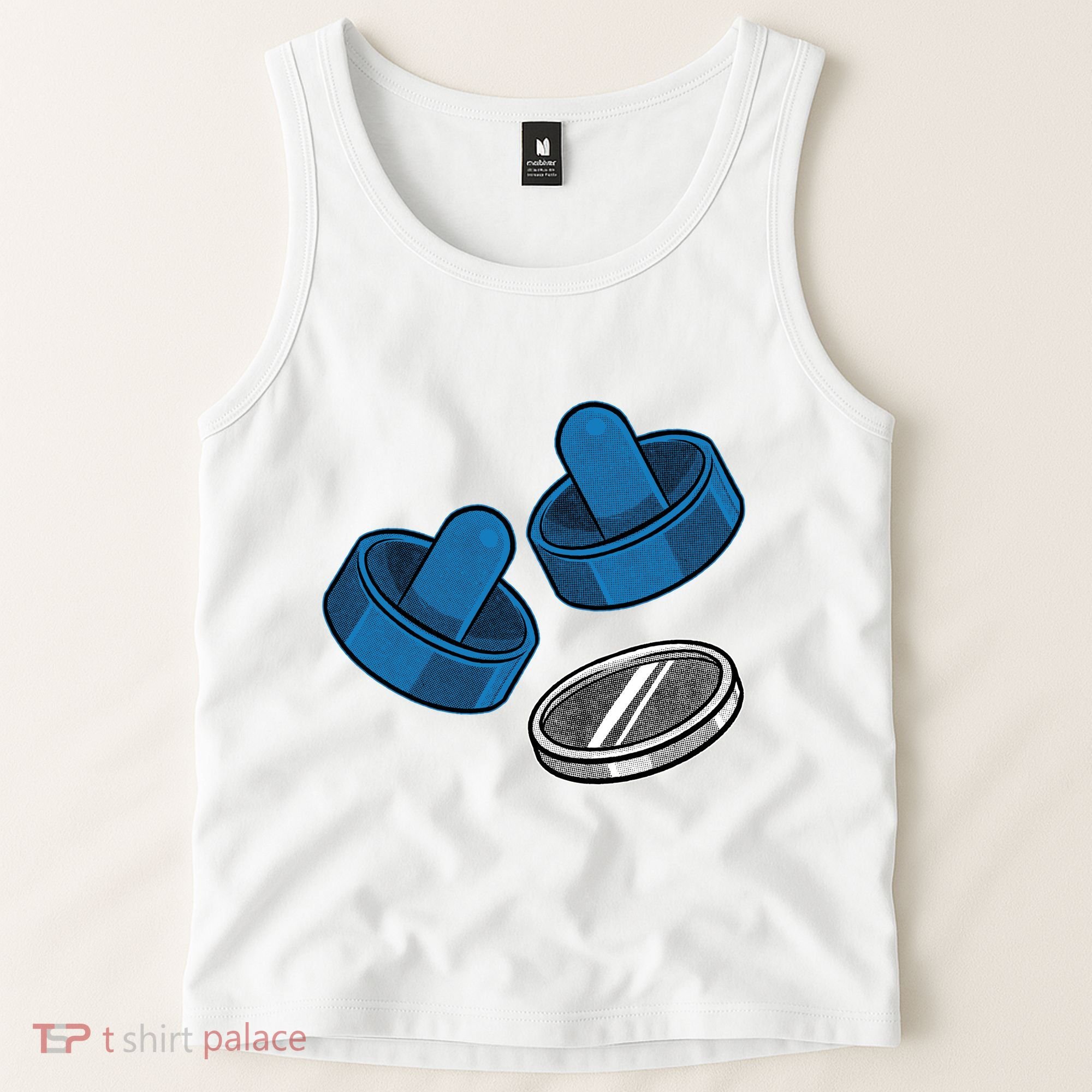 Air Hockey Game Pieces Tank Top