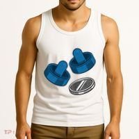 Air Hockey Game Pieces Tank Top thumb 3