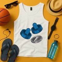 Air Hockey Game Pieces Tank Top thumb 4