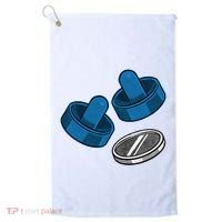 Air Hockey Game Pieces Golf Towel thumb 0