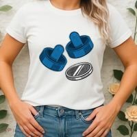 Air Hockey Game Pieces Women's T-Shirt thumb 2