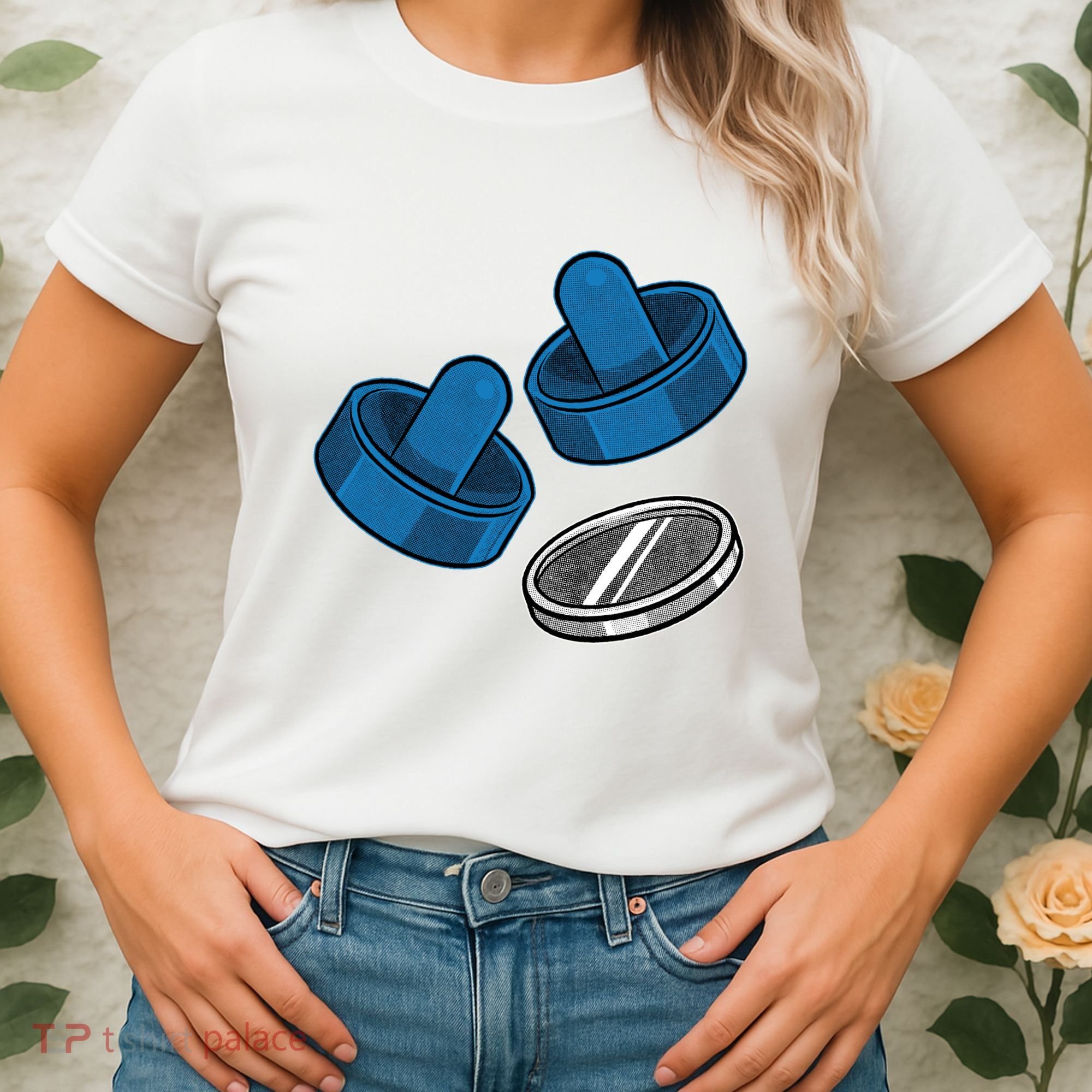 Air Hockey Game Pieces Women's T-Shirt