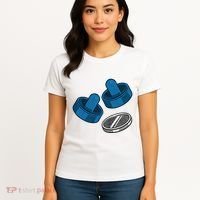 Air Hockey Game Pieces Women's T-Shirt thumb 4