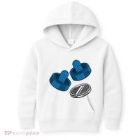 Air Hockey Game Pieces Kids Hoodie thumb 0