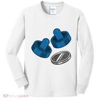 Air Hockey Game Pieces Kids Long Sleeve Shirt thumb 0