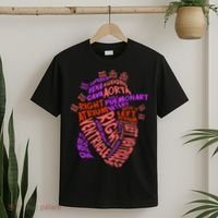 Anatomical Human Heart Cardiology Medical Cardiac Nurse TShirt T-Shirt thumb 2