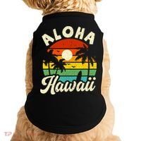 Aloha Hawaii Hawaiian Island Beach Vacation Summer Doggie Tank thumb 0