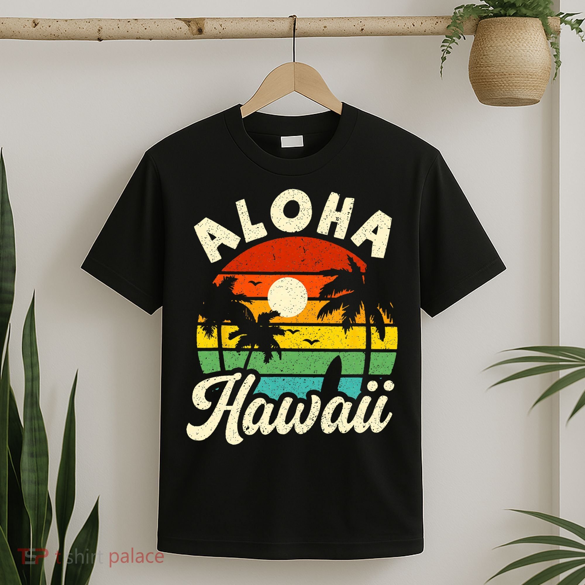 Aloha Hawaii Hawaiian Island Beach Vacation Summer T-Shirt