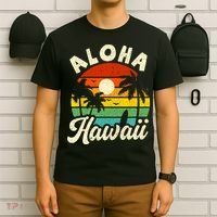 Aloha Hawaii Hawaiian Island Beach Vacation Summer T-Shirt thumb 6