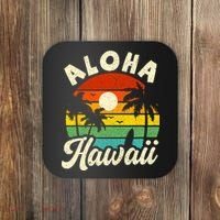 Aloha Hawaii Hawaiian Island Beach Vacation Summer Coaster thumb 0