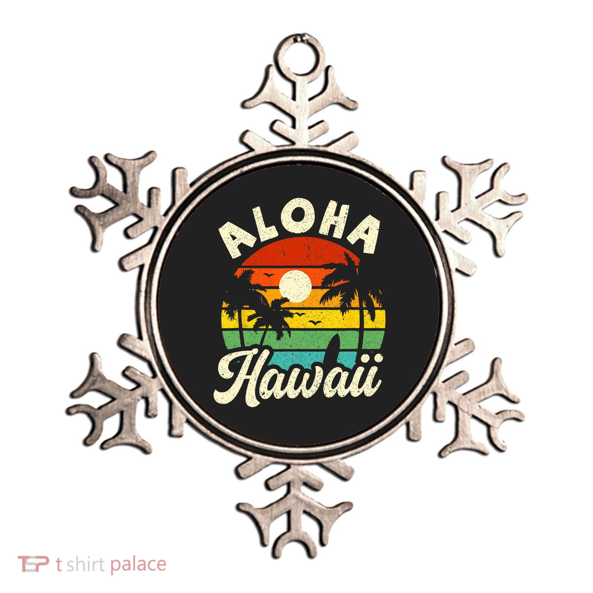 Aloha Hawaii Hawaiian Island Beach Vacation Summer Ornament