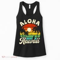 Aloha Hawaii Hawaiian Island Beach Vacation Summer Women's Tank Top thumb 0
