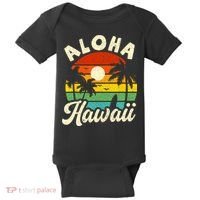 Aloha Hawaii Hawaiian Island Beach Vacation Summer Baby Bodysuit thumb 0