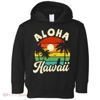 Aloha Hawaii Hawaiian Island Beach Vacation Summer Toddler Hoodie thumb 0