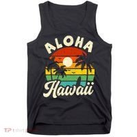 Aloha Hawaii Hawaiian Island Beach Vacation Summer Tank Top thumb 0