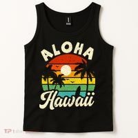 Aloha Hawaii Hawaiian Island Beach Vacation Summer Tank Top thumb 2