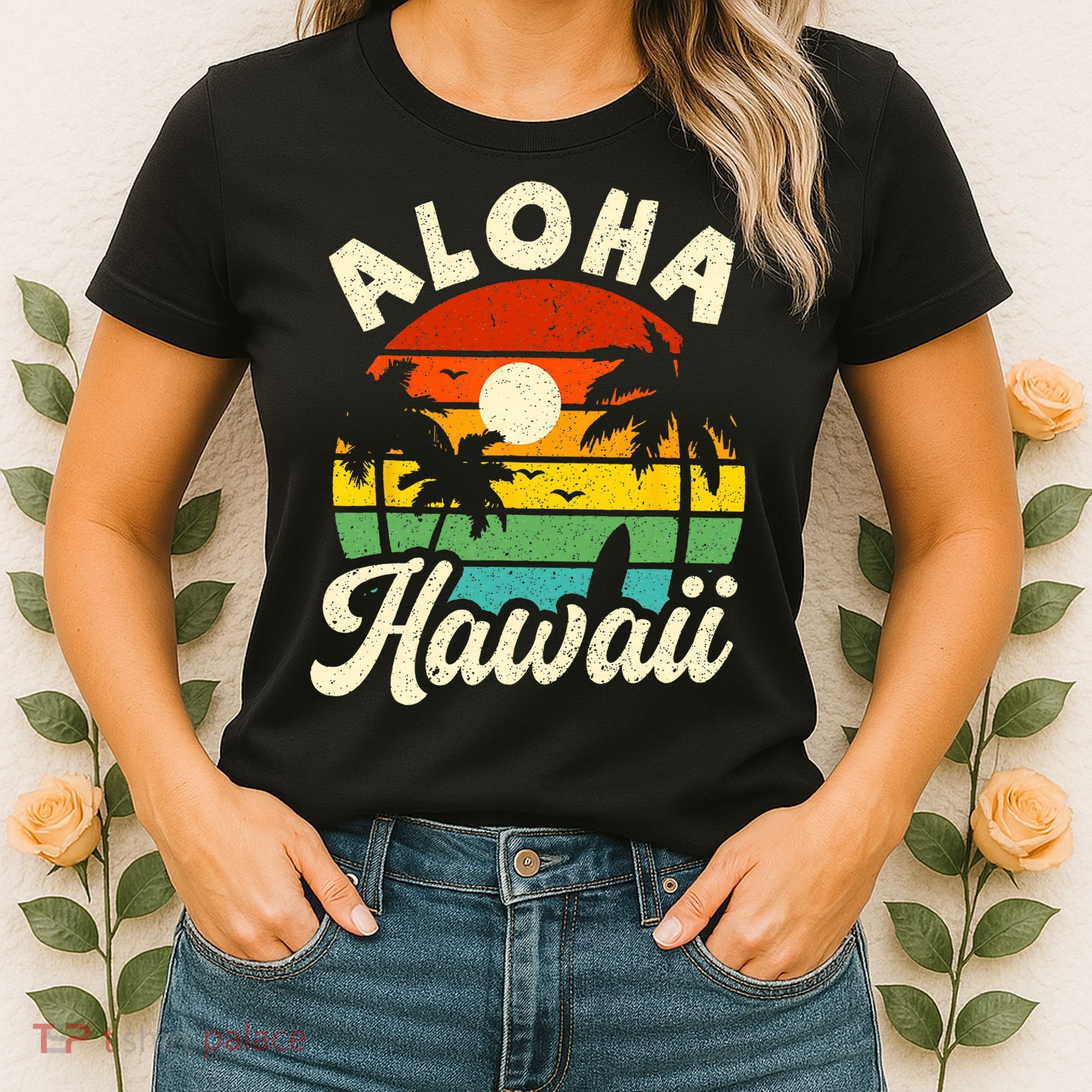 Aloha Hawaii Hawaiian Island Beach Vacation Summer Women's T-Shirt
