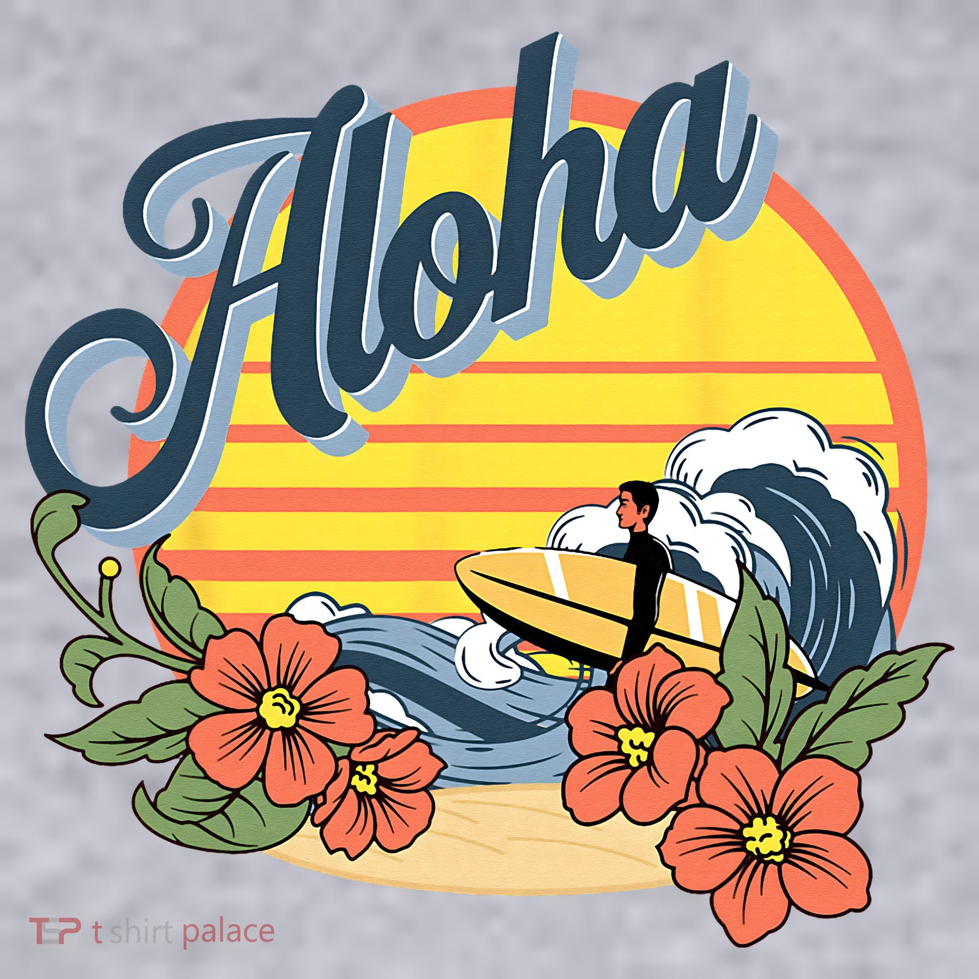 Aloha Hawaii Hawaiian island Surf Sport  Women's Sweatshirt