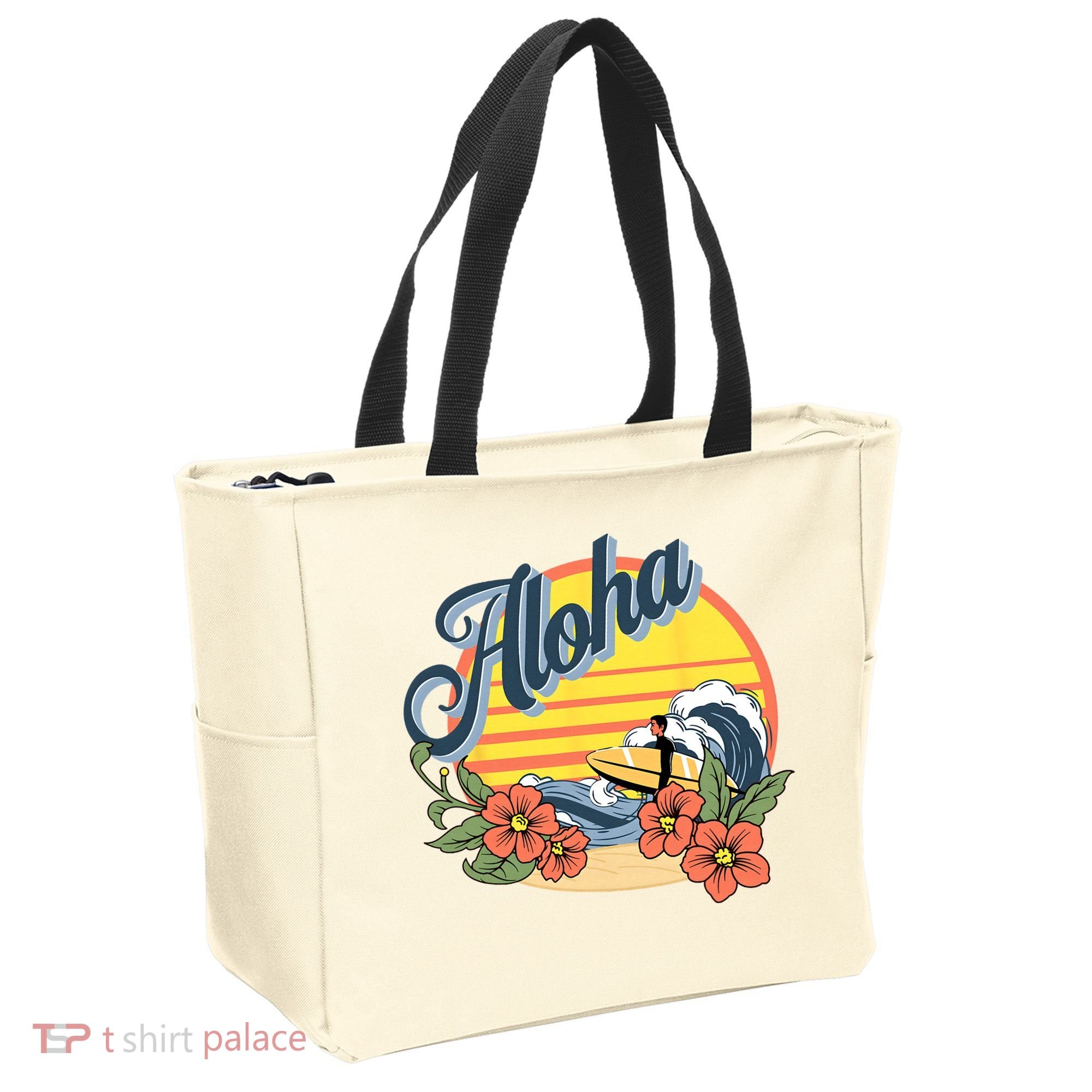 Aloha Hawaii Hawaiian island Surf Sport  Tote Bag