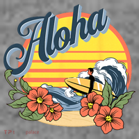 Aloha Hawaii Hawaiian island Surf Sport  Toddler Hoodie thumb 2
