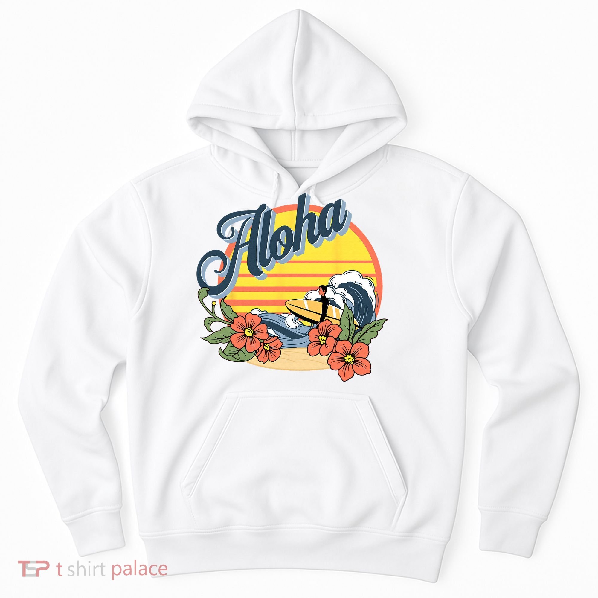 Aloha Hawaii Hawaiian island Surf Sport  Hoodie