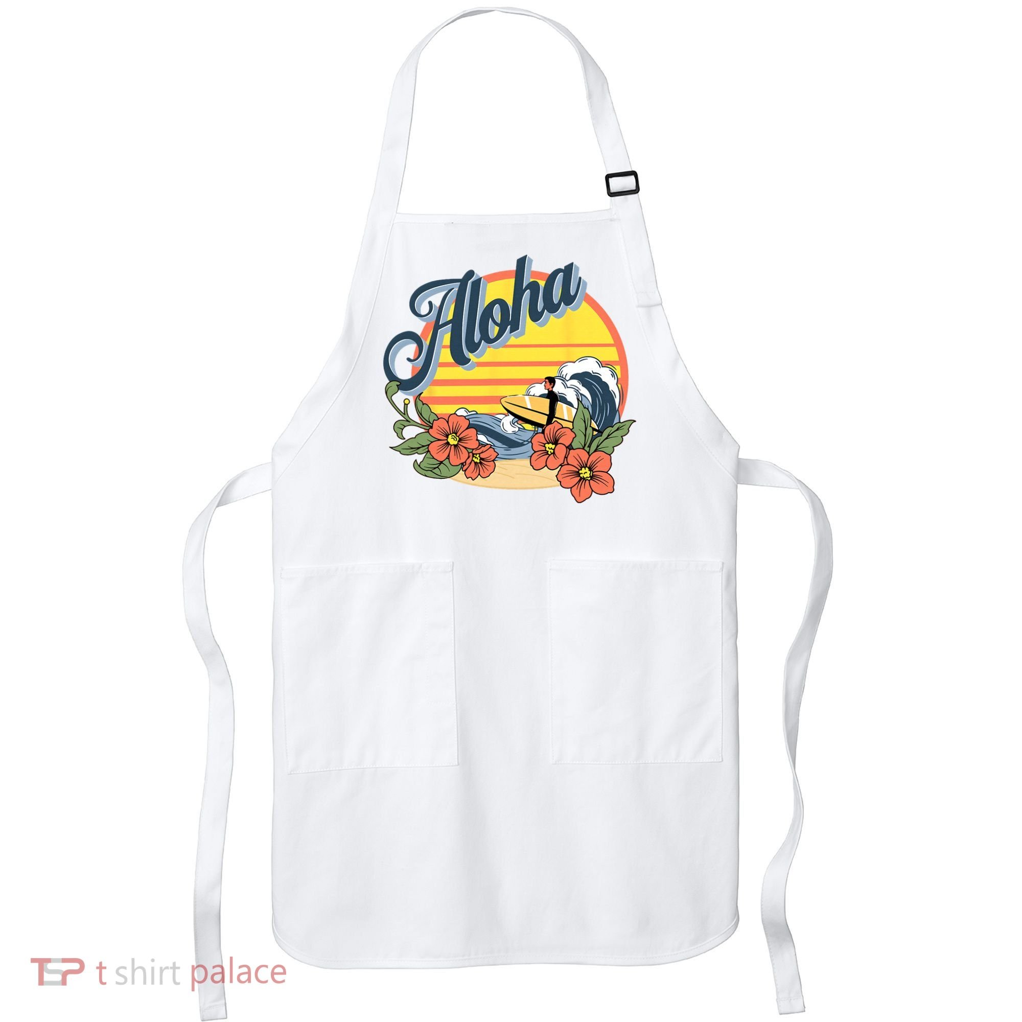 Aloha Hawaii Hawaiian island Surf Sport  Apron