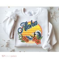 Aloha Hawaii Hawaiian island Surf Sport  Sweatshirt thumb 2