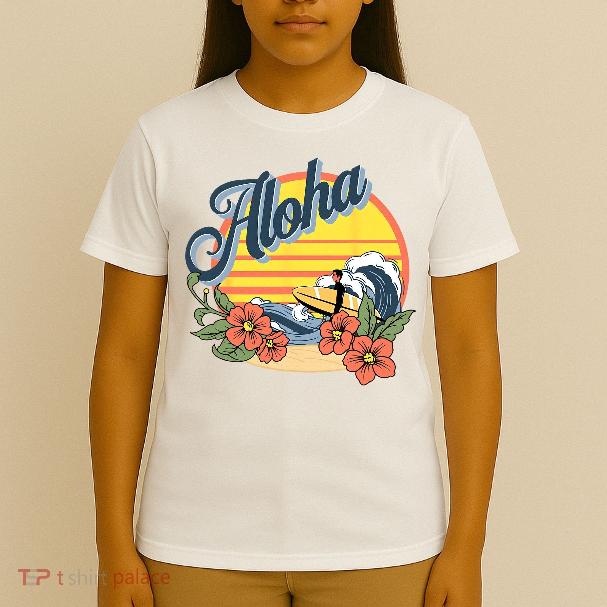 Aloha Hawaii Hawaiian island Surf Sport  T-Shirt