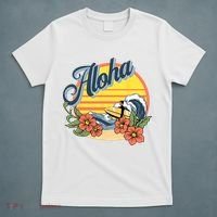 Aloha Hawaii Hawaiian island Surf Sport  T-Shirt thumb 5