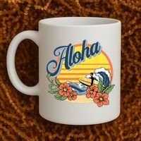 Aloha Hawaii Hawaiian island Surf Sport  Coffee Mug thumb 2