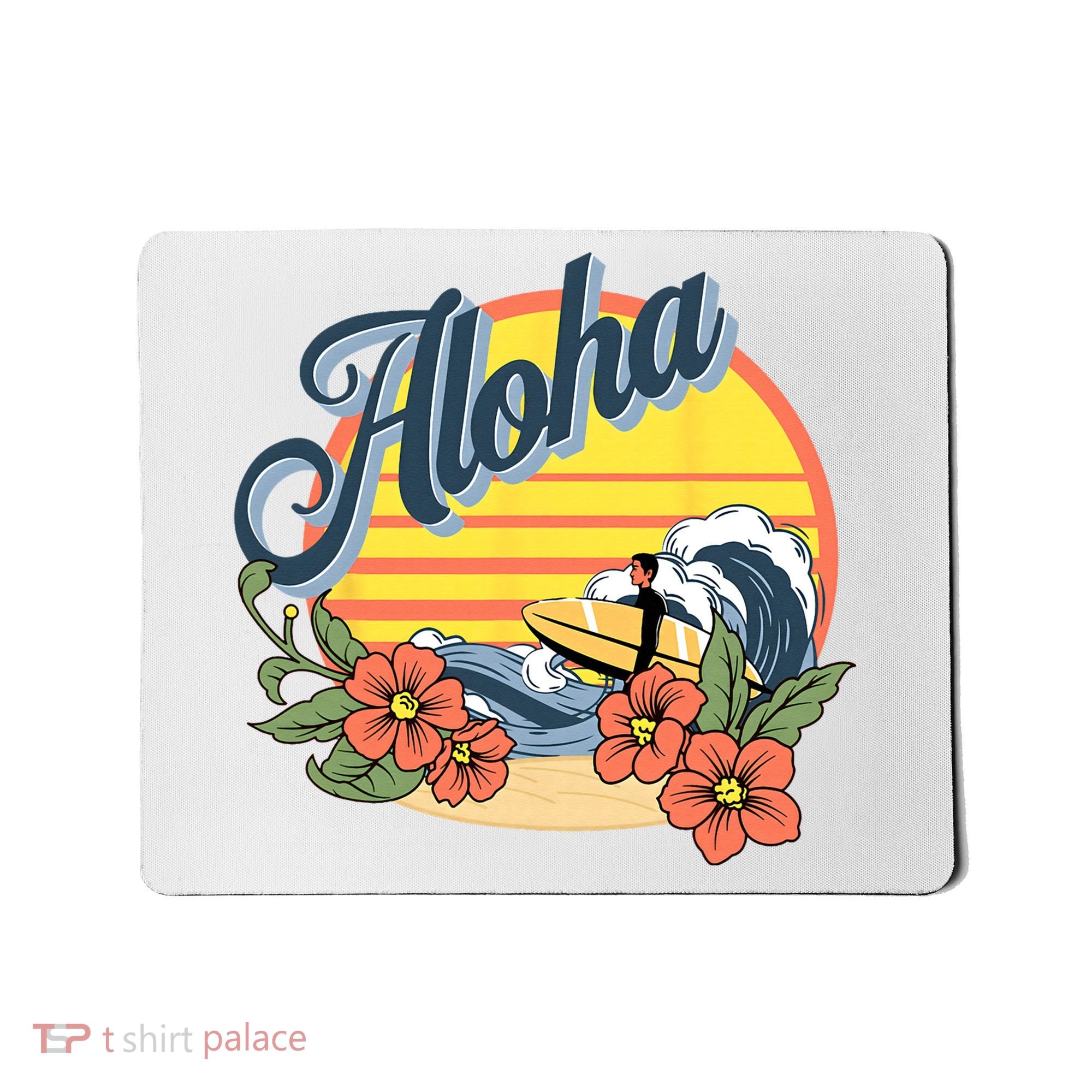 Aloha Hawaii Hawaiian island Surf Sport  Mousepad