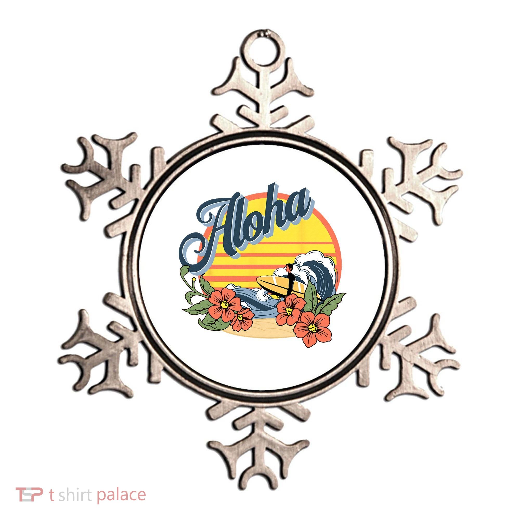 Aloha Hawaii Hawaiian island Surf Sport  Ornament