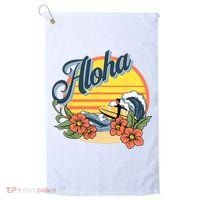 Aloha Hawaii Hawaiian island Surf Sport  Golf Towel thumb 0