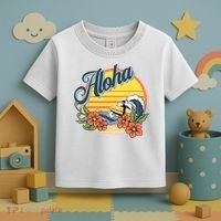 Aloha Hawaii Hawaiian island Surf Sport  Toddler T-Shirt thumb 3