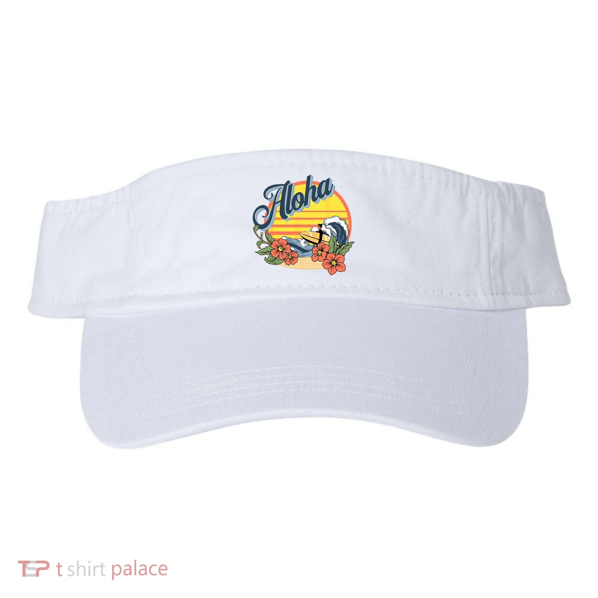 Aloha Hawaii Hawaiian island Surf Sport  Visor