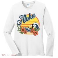 Aloha Hawaii Hawaiian island Surf Sport  Women's Long Sleeve Shirt thumb 0
