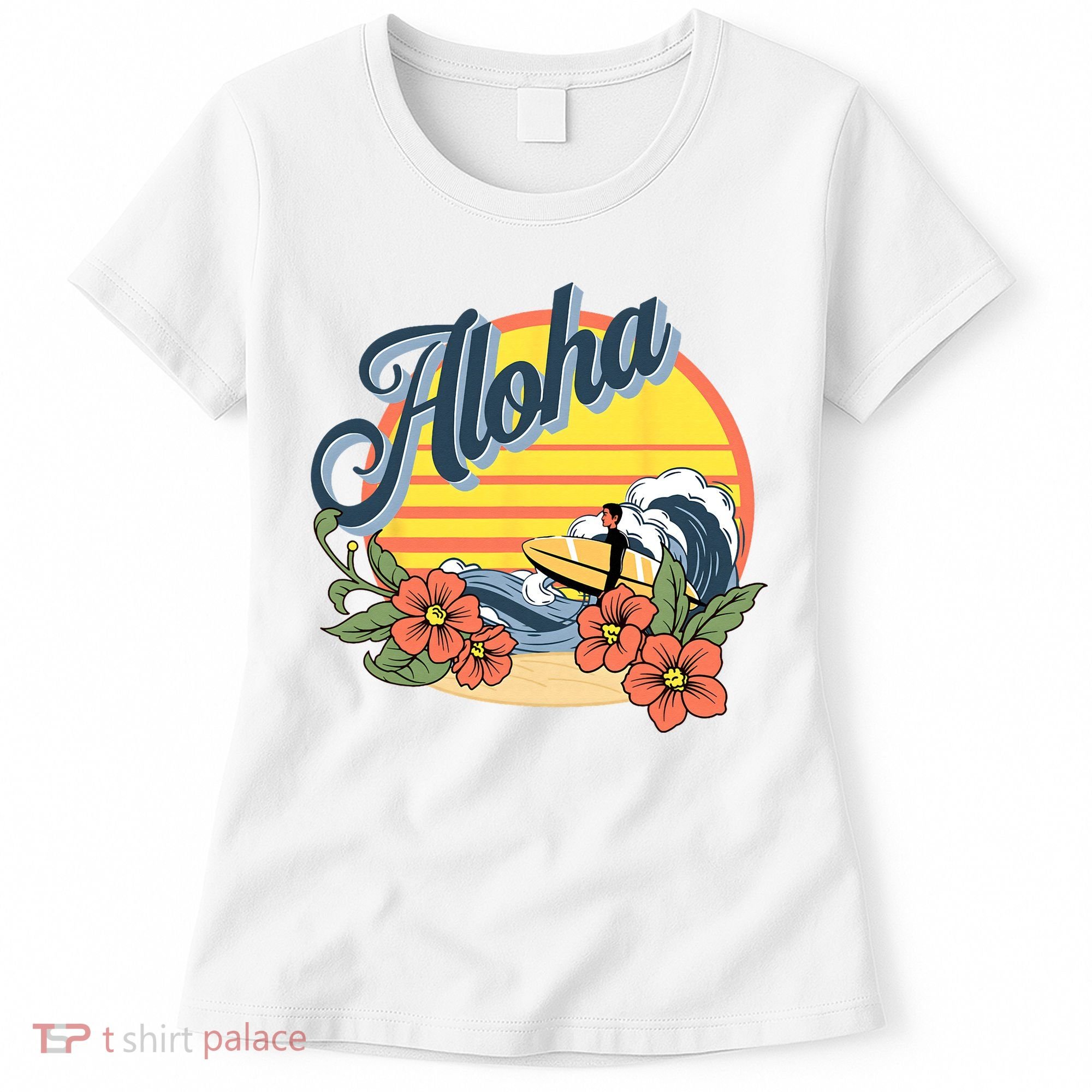 Aloha Hawaii Hawaiian island Surf Sport  Women's T-Shirt