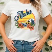 Aloha Hawaii Hawaiian island Surf Sport  Women's T-Shirt thumb 2