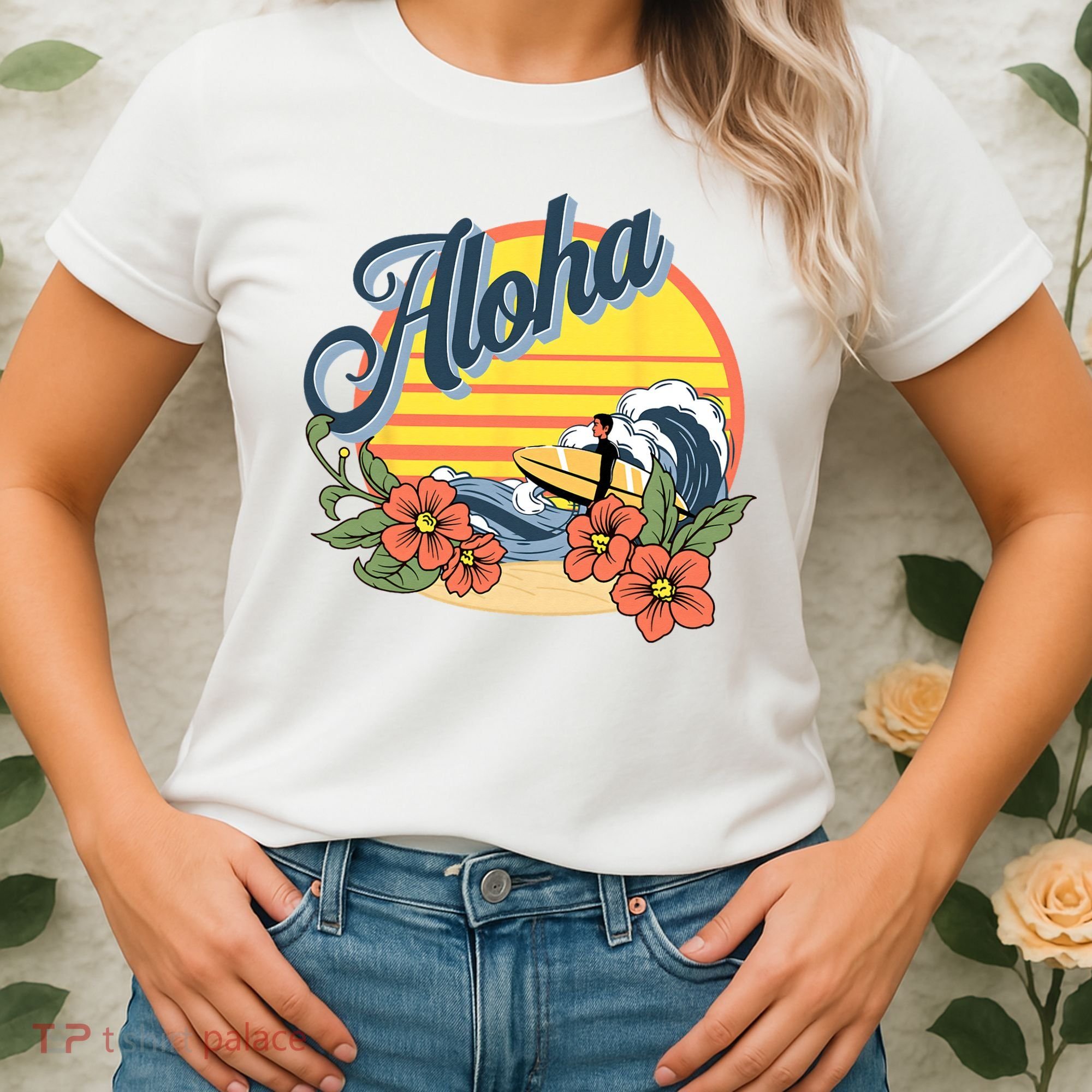 Aloha Hawaii Hawaiian island Surf Sport  Women's T-Shirt