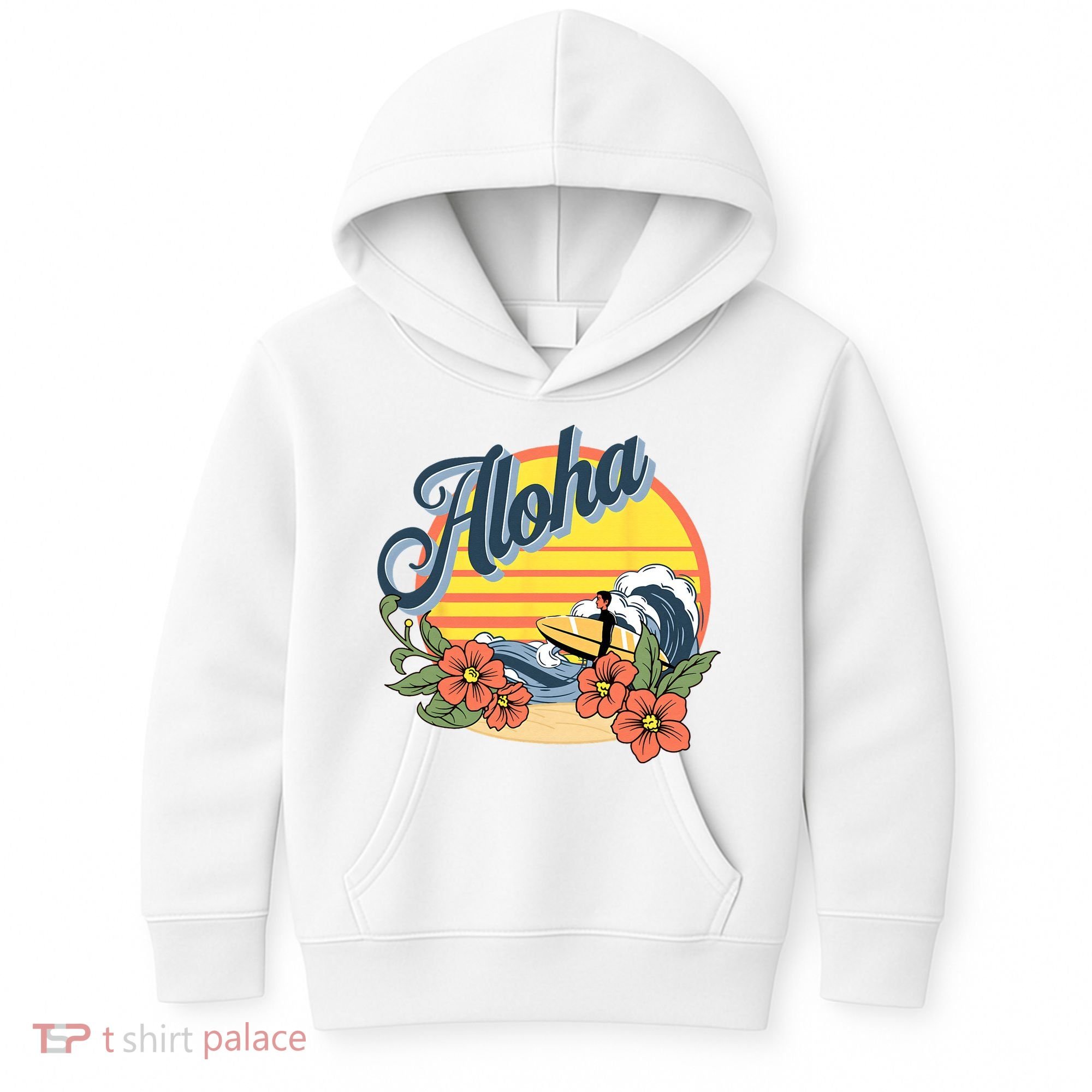 Aloha Hawaii Hawaiian island Surf Sport  Kids Hoodie