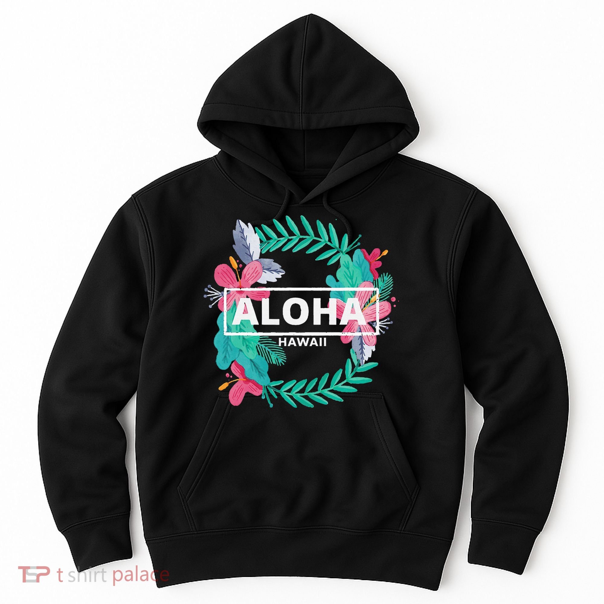 Aloha Hawaii Hibiscus Flowers Hoodie
