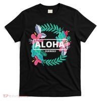 Aloha Hawaii Hibiscus Flowers T-Shirt thumb 0