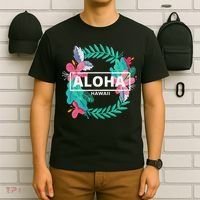 Aloha Hawaii Hibiscus Flowers T-Shirt thumb 6