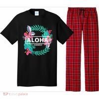 Aloha Hawaii Hibiscus Flowers Pajama Set thumb 0