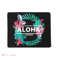 Aloha Hawaii Hibiscus Flowers Mousepad thumb 0