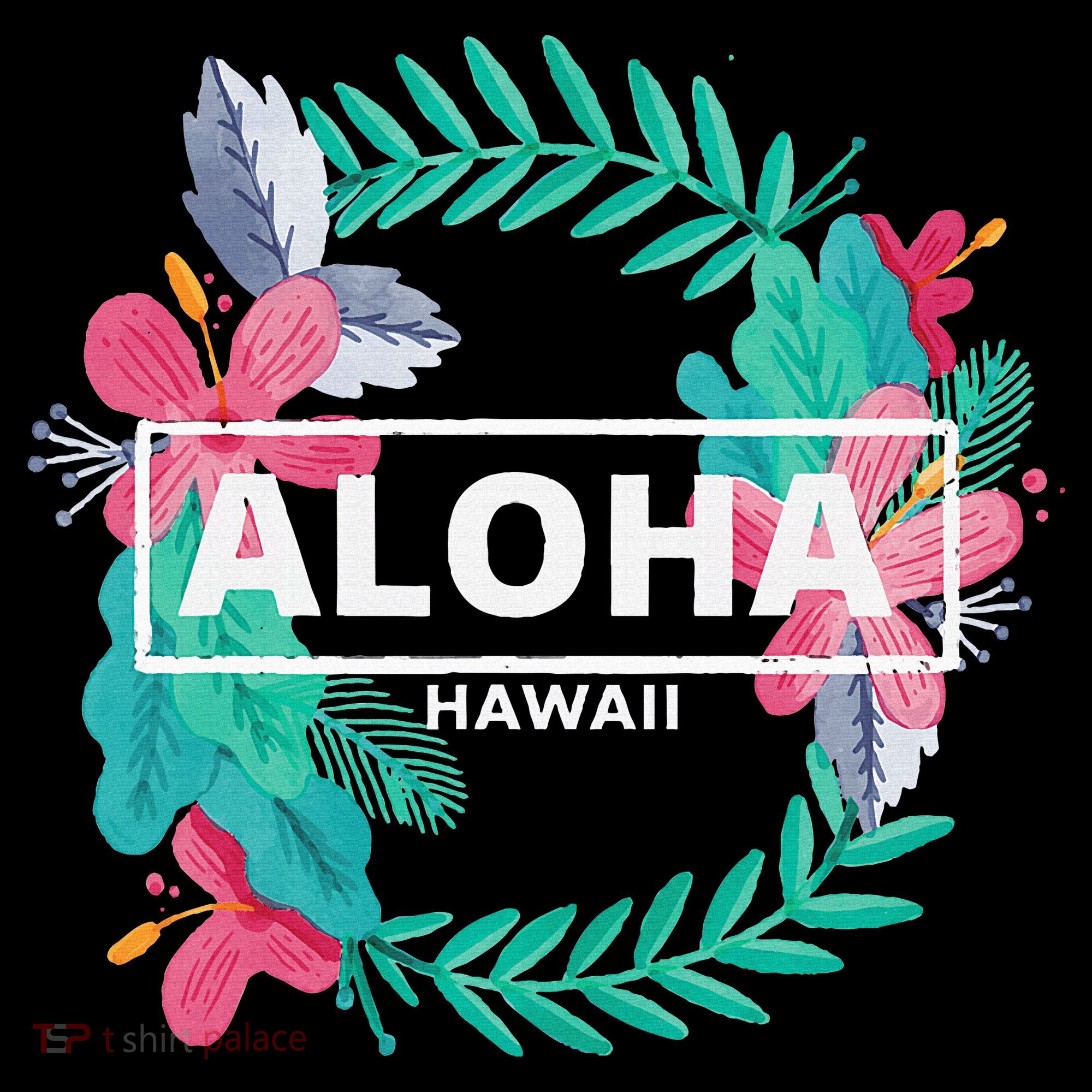 Aloha Hawaii Hibiscus Flowers Women's Tank Top