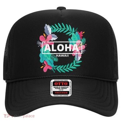 Aloha Hawaii Hibiscus Flowers Hat