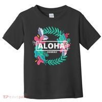 Aloha Hawaii Hibiscus Flowers Toddler T-Shirt thumb 0