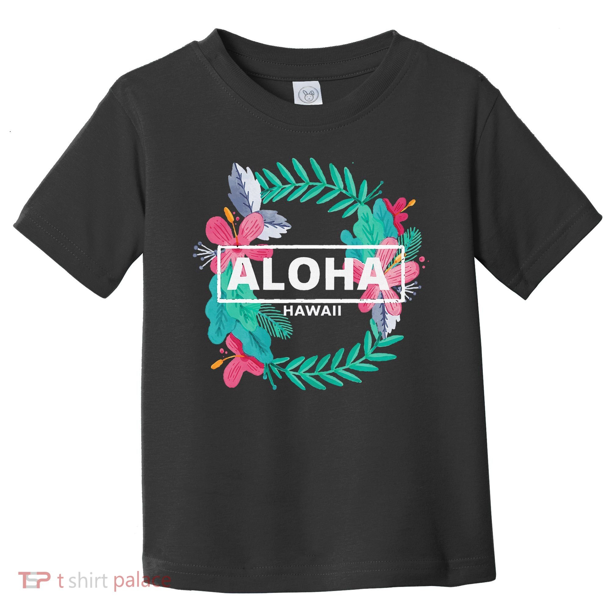 Aloha Hawaii Hibiscus Flowers Toddler T-Shirt